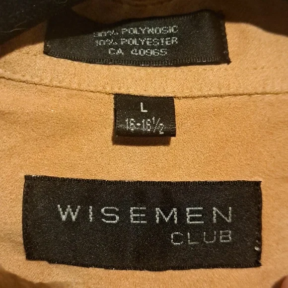 Soft Button-Up Shirt in Tan Classic vintage Classic with a comfortable loose fit - Picture 3 of 7